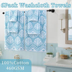 Cotton Wash Cloths for Showering - Image 3