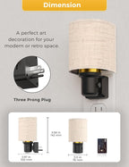 L LOHAS LED Bright Night Lights Plug into Wall, Plug in Night Light Dimmable - Image 7