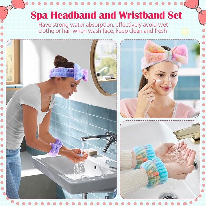 WSYUB Spa and Makeup Headband Set - Image 5