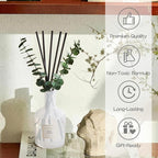COCORRÍNA Light Cotton Reed Diffuser – 6.76 oz Essential Oil - Image 6