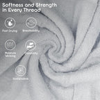 Ariv Premium Jumbo Bath Towels Pack of 2, Beach Towel, Extra-Large Bath Sheets - Image 6