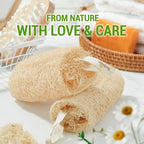 Natural Vietnamese Loofah Sponge, 100% Plant-Based Luffa Exfoliating Body - Image 3