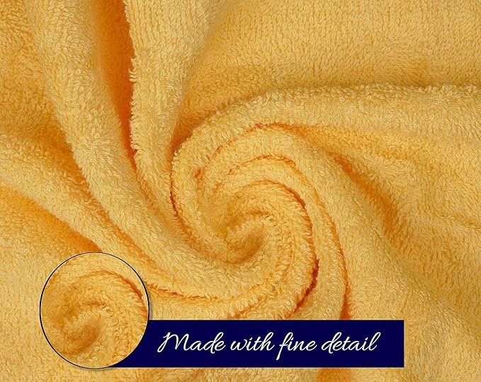 ZUPERIA Classic Hand Towels Pack of 10 100% Ring Spun Cotton Light Weight & - Image 5