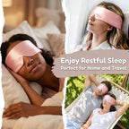 Mulberry Silk Sleep Mask for Women, 100% Blackout Eye Mask for Sleeping - Image 9