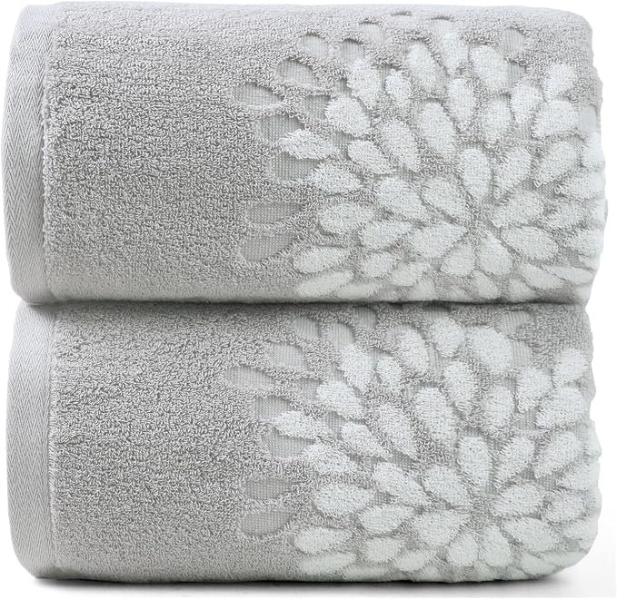 Cute Bath Towels Set of 2 by Jacquotha