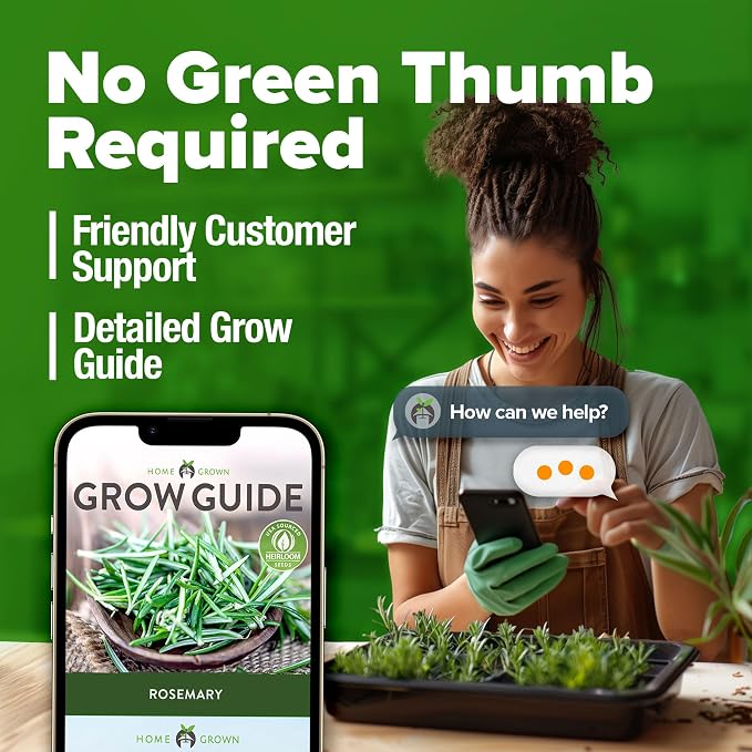 HOME GROWN Rosemary Seeds Pack - Image 8