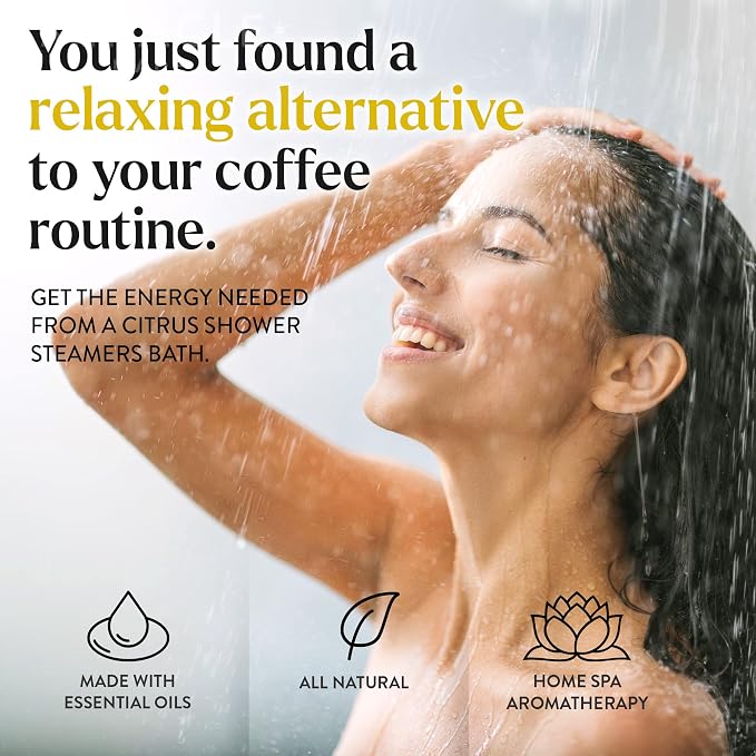 Miracle Made Citrus Mint Aromatherapy Shower Steamers – Essential Oil Shower - Image 4
