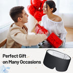 LOVE EYE Dual Side Sleep Mask, Ice Silk Eye Sleeping Mask & Blindfold - Image 8