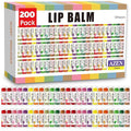 AZEN 200 Pack Lip Balm Bulk, Moisturizing Lip Balms by AZEN