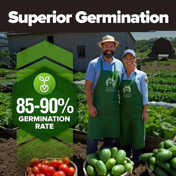HOME GROWN 25 Variety Survival Seed Vault 12, 000+ Heirloom Non-GMO Vegetable - Image 2