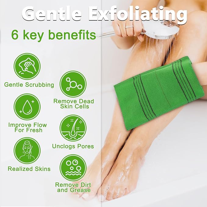 4 Pcs Korean Exfoliating Washcloth - Image 4