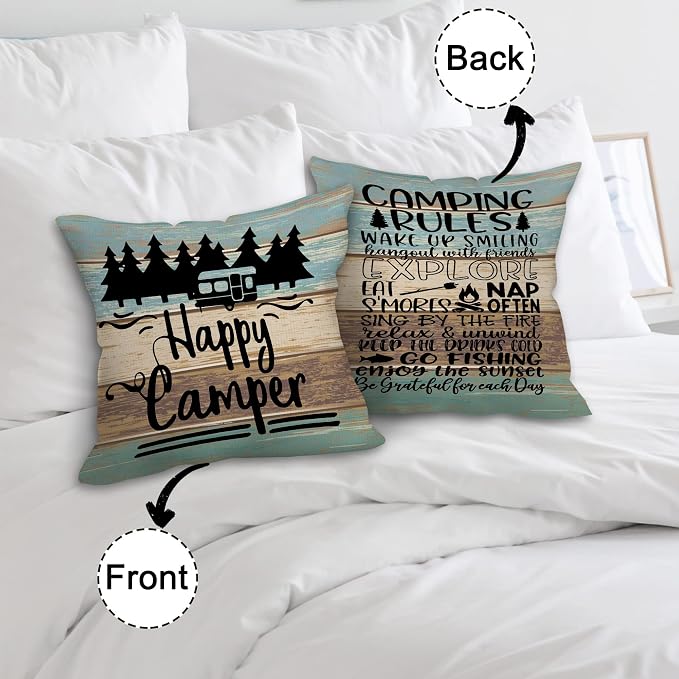 Welcome to Our Camper Soft Diatom Mud Absorbent Bath Rug 17'x30', Reversible - Image 3