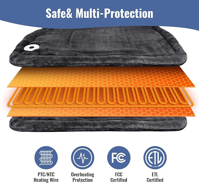 Tefici Heating Pad for Back Pain, Mothers Day Gifts for Women Men Mom Her，FSA - Image 4