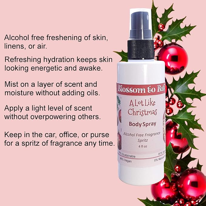 Blossom to Bath A Lot Like Christmas Body Spray - Image 3