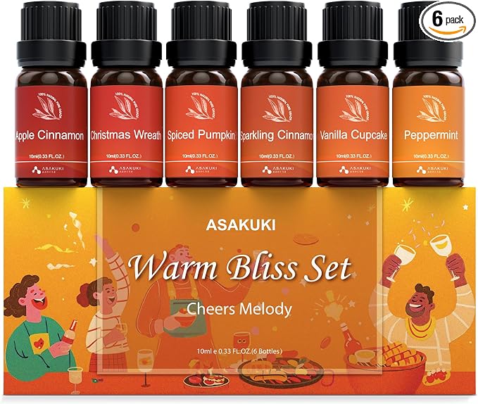 ASAKUKI Essential Oils for Diffusers for Home, Fragrance Oil for Candle Making by ASAKUKI