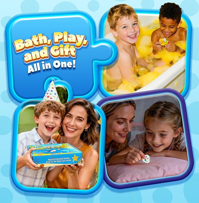 Bath Bombs for Kids with Surprise Inside, 20 Pack Handmade Bath Bomb Gift Set - Image 6