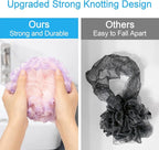 AmazerBath Loofah Sponge 60g/Piece, Exfoliating Bath Sponge Body Scrubber - Image 4