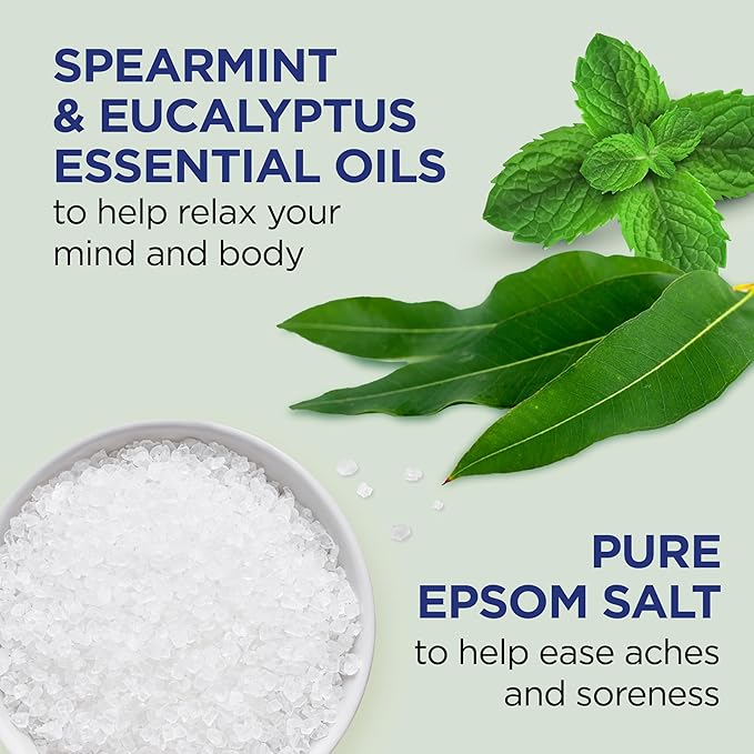 Dr Teal's Foaming Bath with Pure Epsom Salt, Relax & Relief with Eucalyptus & - Image 2