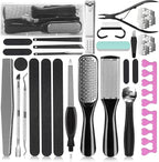 EKOCSIO Professional Pedicure Kit, 36 in 1 Stainless Steel Foot Care Kit Foot by Beautifyyourlife