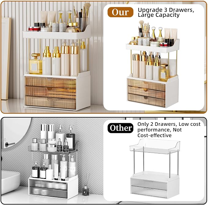 StorBin 3 Large Drawers Makeup Organizer - Image 7