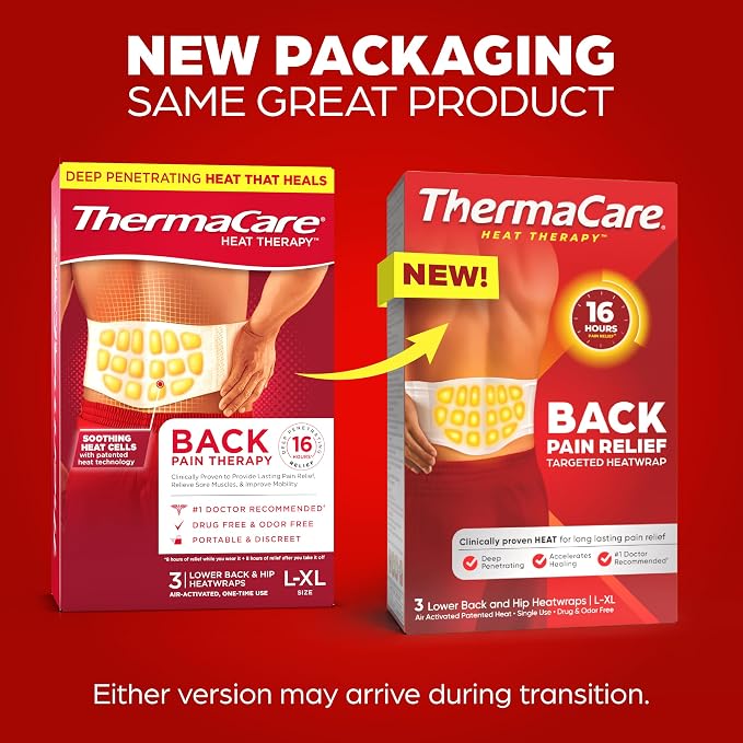 ThermaCare Advanced Back & Hip HeatWraps, Long-Lasting, Disposable Heat Therapy - Image 8
