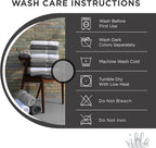 100% Cotton Wash Cloth for face & Body Set of 6, Sustainable, Highly Absorbent - Image 5