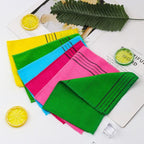 6 Pcs Exfoliating Washcloth, Korean Exfoliating Mitt Colorful Korean - Image 2