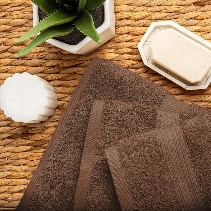 Superior Egyptian Cotton Pile 3 Piece Towel Set, Includes 1 Bath, 1 Hand - Image 4