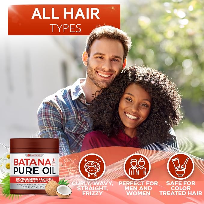 Batana Oil - Pure, Unrefined and Cold Pressed - Volumizing Hair Treatment - Image 6