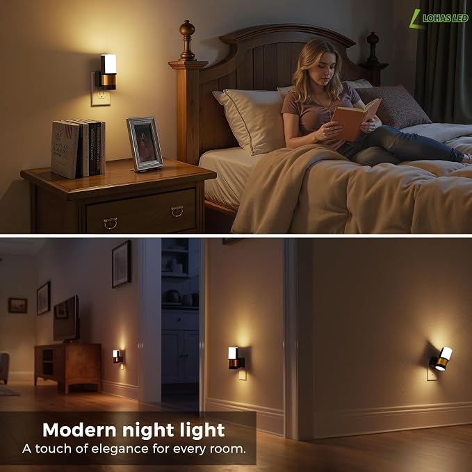 L LOHAS LED Night Lights Plug into Wall - Image 2