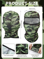 SATINIOR 6 Pcs Ski Mask Cover Balaclava Full Face Mask Summer Face Cover UV - Image 2