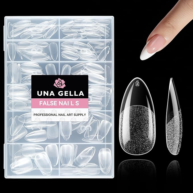 UNA GELLA Almond Nail Tips by UNAGELLA