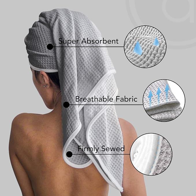 Microfiber Hair Wrap for Women - Image 2
