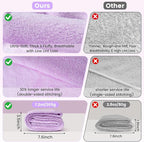 Microfiber Hair Towel Wrap for Women, 2 Pack Large Fast Drying Hair Towel - Image 2