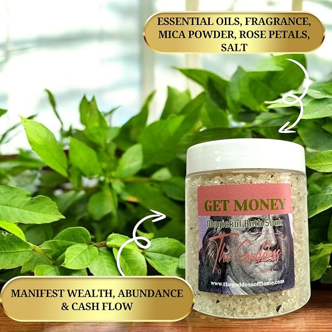 Get Money Bath Salts – Dead Sea Salt Bath Soak - Image 2