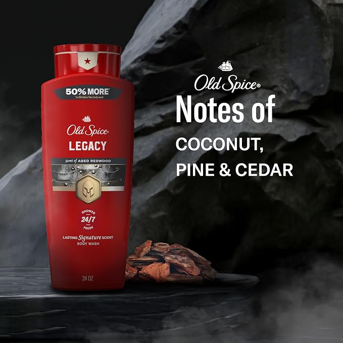 Old Spice Body Wash for Men, 24/7 Shower Fresh & Clean - Image 5