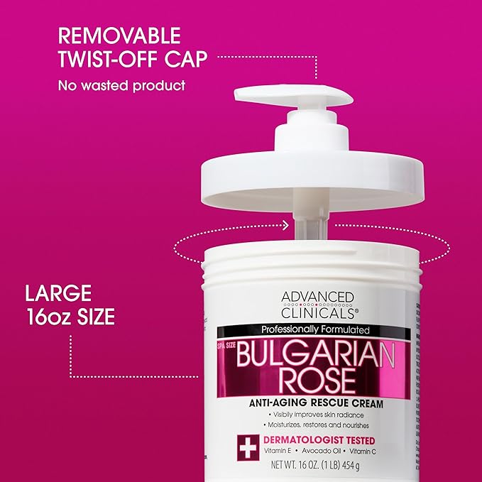 Advanced Clinicals Bulgarian Rose Lotion - Image 3