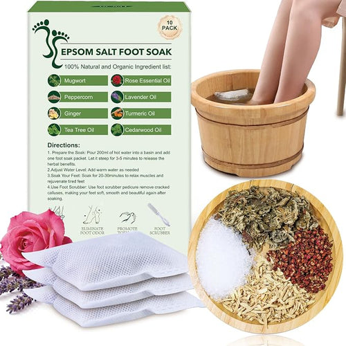 10Pack Foot Soak with Epsom Salt, Epsom Salts by Unknown