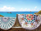 Pafusen Round Mandala Beach Towel Blanket/Boho Hippie Tapestry, Roundie Yoga - Image 4
