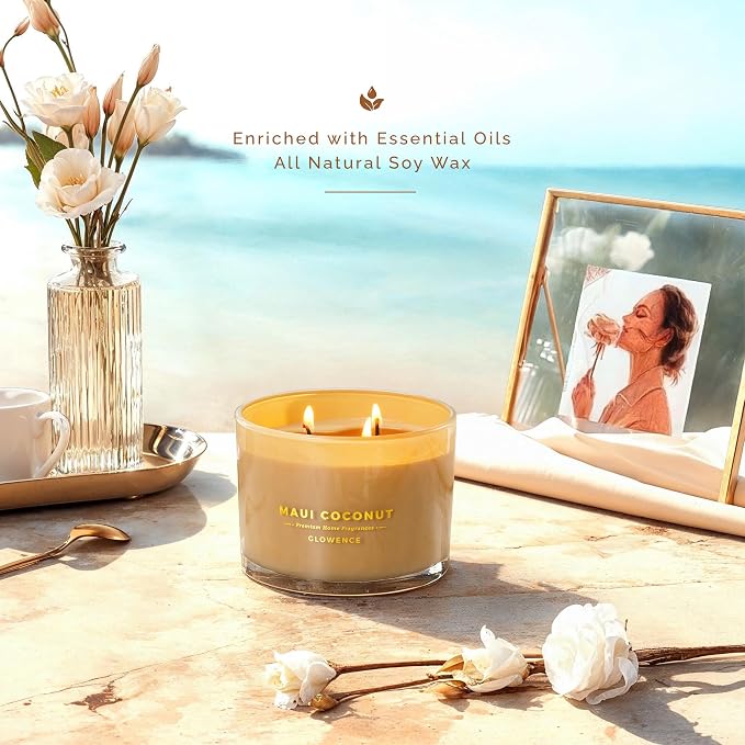 Luxury Coconut Scented Candle - Image 2
