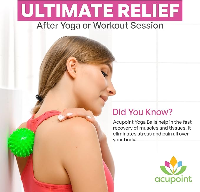 Acupoint Physical Massage Therapy Lacrosse Ball Set Ideal - Image 2