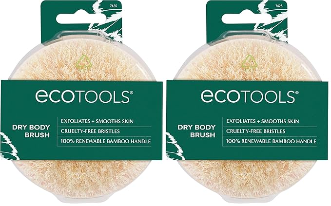 EcoTools Dry Body Brush, for Post Shower & Bath Skincare Routine, Removes Dirt by EcoTools