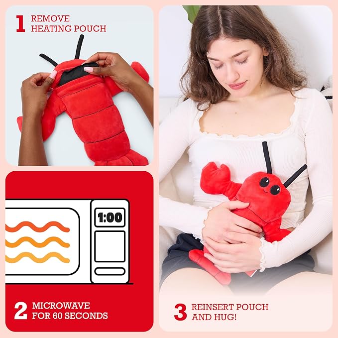Menstruation Crustacean Lobster by Relatable, Microwavable Heating Pad - Image 3