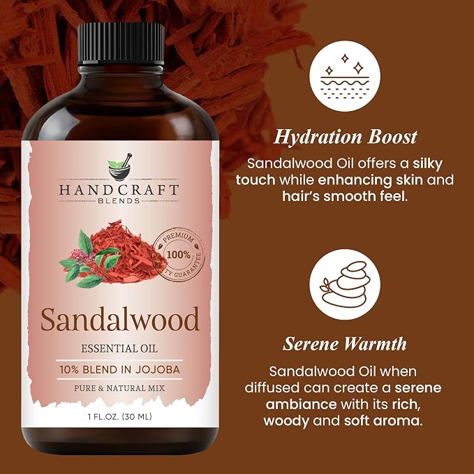 Handcraft Blends Sandalwood Essential Oil – 1 Fl Oz – Pure and Natural – - Image 4