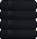 BELZZI Home Ultra Soft 4 Pack Oversized Bath Towel Set 27x54, Cotton Compact by Unknown