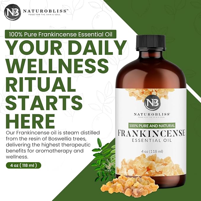 NaturoBliss 100% Pure Frankincense Essential Oil Therapeutic Grade Premium - Image 2