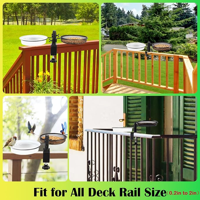 HRAYLTOP Deck Bird Feeders - Image 3