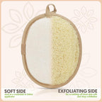 Almooni Natural Loofah Exfoliating Body Scrubber, Made - Image 4