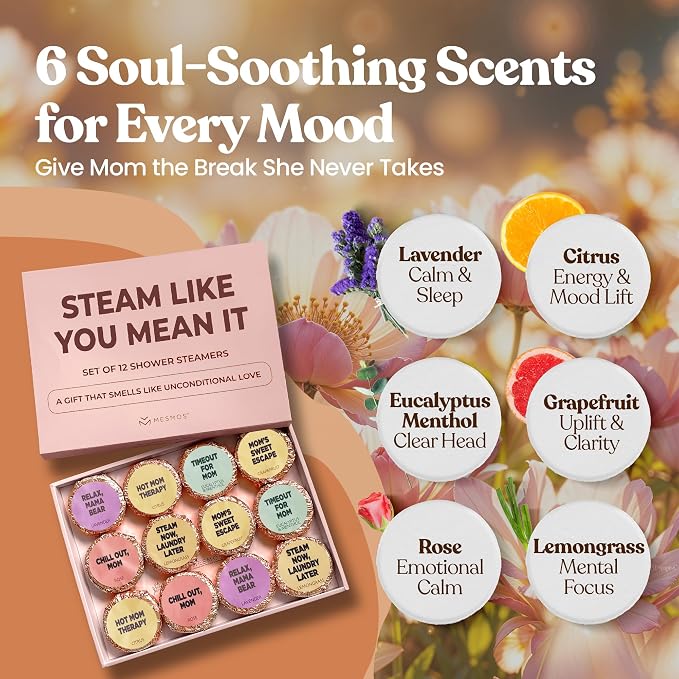 MESMOS 12 Assorted Shower Steamers Aromatherapy, Gifts - Image 2