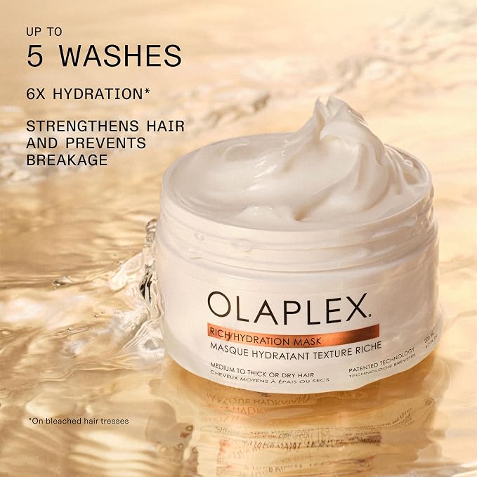 Olaplex Rich Hydration Mask: Cuticle Sealing Mask | Hydrate & Control Frizz | - Image 3
